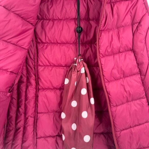 NWT Market & Spruce Womens Down Quilted Full Zip Packable Vest Burgundy Medium - Picture 7 of 12